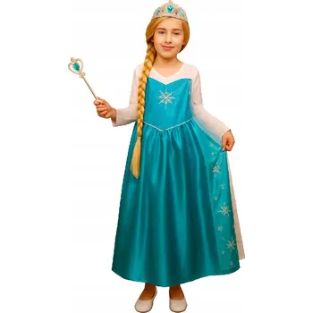 Karnevalový kostým ŠATY PRINCEZNA ELZA 134 - 140 CM PARTYTINO