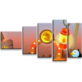 Obraz Sablio Obraz - 5-dílný Dětský motiv 4 - 100x60 cm