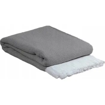 Prostěradlo PŘEKRYTÍ, PŘEKRYTÍ, POVLAK NA POHOVKU S TURECKÝMI TŘEPAMI, GRAFIT 200X230, DÁREK