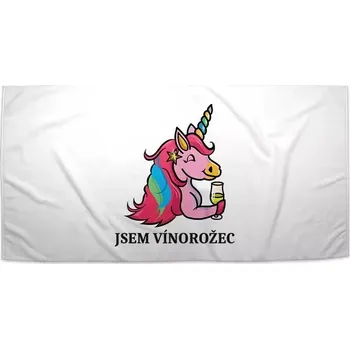 Sablio Ručník Jsem vínorožec - 30x50 cm