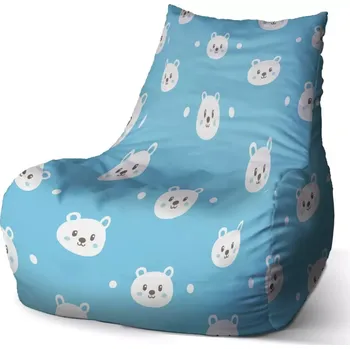Sedací pytel Sablio Sedací vak Bean Medvídci - 60 x 70 x 70 cm