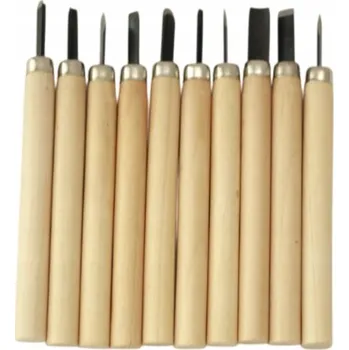 Vrták Sada řezbářských dlát do dřeva – 10 kusů