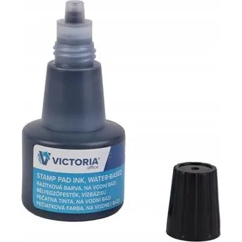 Razítko Razítková barva, černá, 30 ml, VICTORIA OFFICE