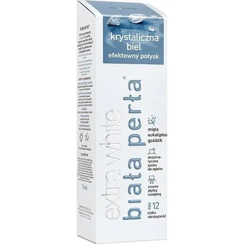 Dentální hygiena Biała Perła Extra White bělící zubní pasta Krystalická Bělost 75 ml