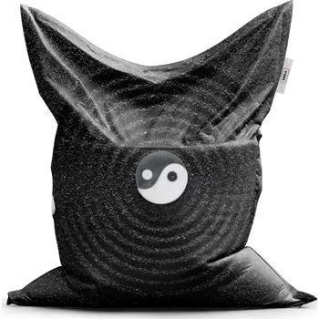 Sedací pytel Sablio Sedací vak Classic Jin a jang - 150x100 cm