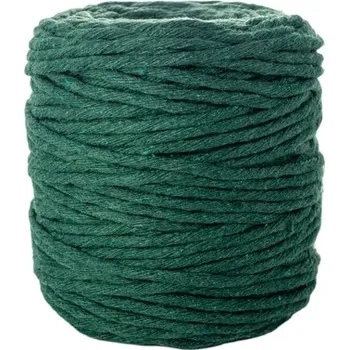 Set školních potřeb Sznurek bawełniany zielony 5mm x 100m do makramy SBK-18, Aliga