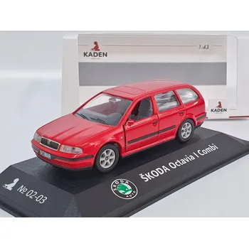 autíčko Škoda Octavia Combi červená H9H9 KADEN 1:43