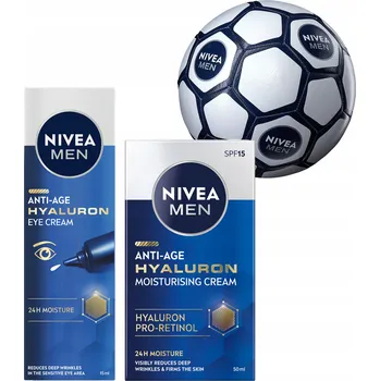 Kosmetická sada Sada kosmetiky NIVEA MEN HYALURON Krém proti vráskám +DÁREK Míč