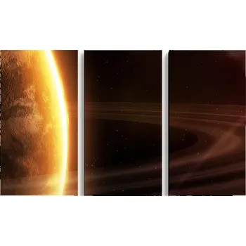Obraz Sablio Obraz - 3-dílný Vesmír - 120x80 cm