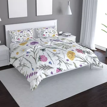 Povlečení Sablio Povlečení Babiččina zahrádka - 140x220 / 90x70