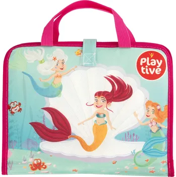 omalovánky Playtive Cestovní podložka na malování (mořská panna)