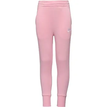 Dívčí tepláky Nike SPORTSWEAR CLUB FLEECE S Růžová, Bílá