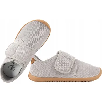 Dívčí bačkory PAPUČE BAREFOOT BEFADO DOMÁCÍ OBUV MANŽESTROVÉ ŠEDÉ 904X001 VEL. 27-34 vel. 27
