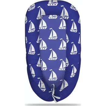 Hnízdečko pro miminko Sablio Hnízdečko pro miminko Bílé lodě