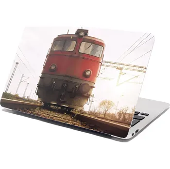 samolepka Sablio Samolepka na notebook Červený vlak na kolejích - 29x20 cm