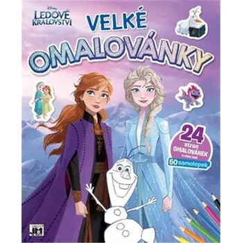 omalovánky Ledové království - Velké omalovánky