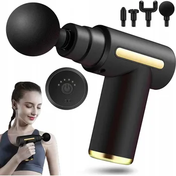 Masážní přístroj MASÁŽNÍ PISTOLE MASÁŽNÍ PŘÍSTROJ NA ZÁDA TĚLA SILNÝ MASÁŽNÍ GUN PRO KONCOVKY