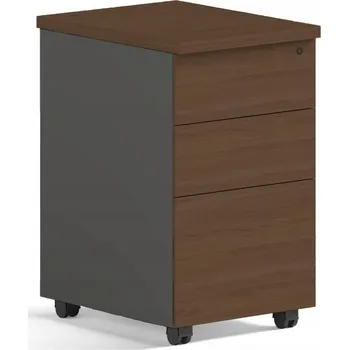 Zásuvkový kontejner ANGEL Kancelářský kontejner Angel Loft Work Dark se zásuvkami