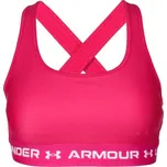 Dámská podprsenka Under Armour CROSSBACK MID XS Vínová, Bílá