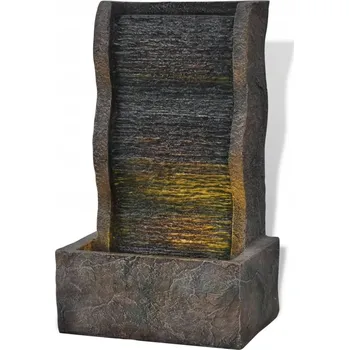 Zahradní dekorace Fontána vidaXL LED pryskyřice 49,5 cm