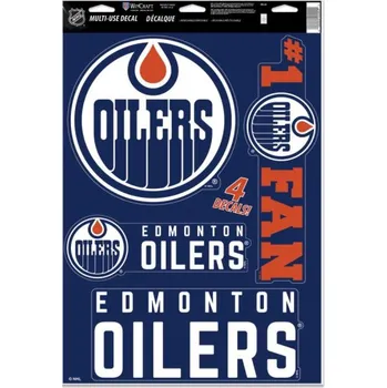Puk WinCraft Samolepky Multi Edmonton Oilers 1044201