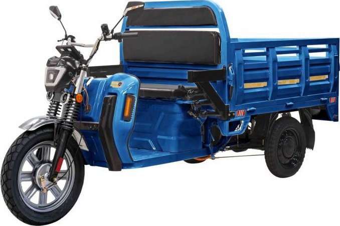 Pracovní tříkolka Rikša Cargo Sunway E-DSL150 - 2026 (72V, 45Ah - až 2800W) - elektrická nákladní tříkolka Modrá