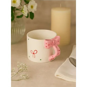 Sinsay - Hrnek s mašlí - pastelová růžová - 862GC-03X - 862GC-03X-ONE