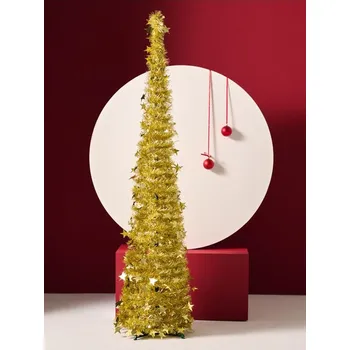 Vánoční dekorace Sinsay - Vánoční dekorace ve tvaru stromečku - zlatá - 925GF-GLD - 925GF-GLD-ONE