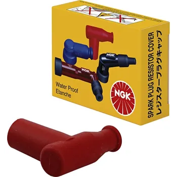 Zapalovací a žhavicí svíčka NGK fajfka na zapalovací svíčky gumová ohnutá (90) s krytkou barva červená(8955) (TB05EM-R) (NGK fajfka na zapalovací svíčky gumová ohnutá (90) s krytkou barva červená(8955) (TB05EM-R))