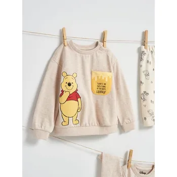 Chlapecká mikina Sinsay - Mikina typu crewneck Winnie the Pooh - krémová - 038FX-01M - 038FX-01M-98