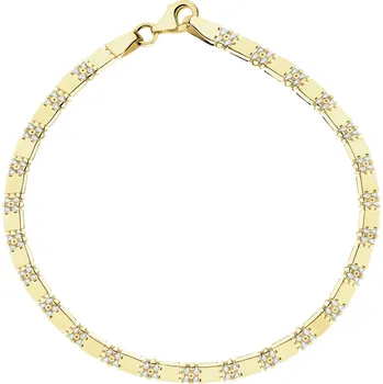 Náramek Zlatý náramek se zirkony - AP543-6730