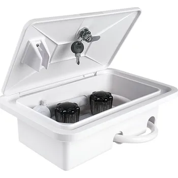 Příslušenství ke karavanu SEAFLO Externí sprchová hlavice pro karavany a lodě barva bílá s uzavíratelnou sprchovou hlavicí