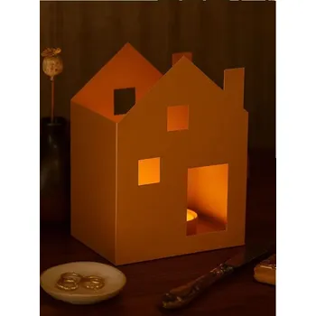 Svícen Sinsay - Svícen ve tvaru domečku - hnědá - 627GH-88X - 627GH-88X-ONE