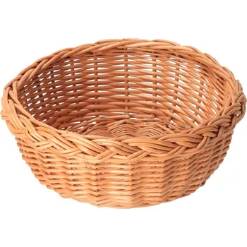 Proutěná ošatka na pečivo kulatá