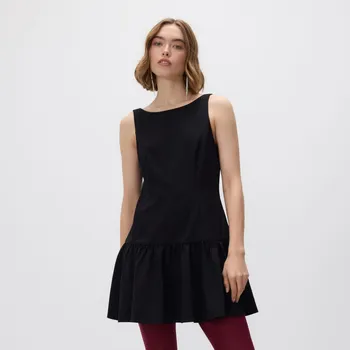 Dámské šaty Reserved - Šaty s mašlí - černý - 055GG-99X - 055GG-99X-XS