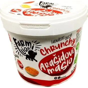 FARMILION Crunchy arašídové máslo 1&nbsp;kg