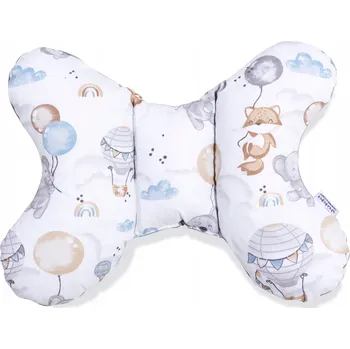 Polštář Protišokový Polštář Jukki motýl, modrý