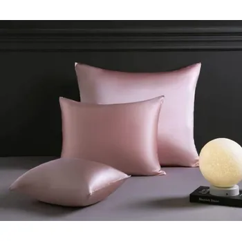 Povlak na dekorativní polštářek HEDVÁBNÝ POVLAK NA POLŠTÁŘ 70x80 CM 100% MORUŠOVÉ HEDVÁBÍ PUDROVÁ