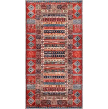 Koberec KOBEREC TURECKÝ ORIENTÁLNÍ TENKÝ TKANÝ BĚHOUN ČERVENÝ 120x180
