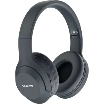 Sluchátka CANYON headset BTHS-3, USB-C, BT V5.1 JL6956, baterie 300mAh až 15h, 20Hz-20KHz, tmavě šedá (antracit) CNS-CBTHS3DG
