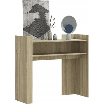 Konferenční stolek Konzolový stolek, dub sonoma, 100x35x90 cm