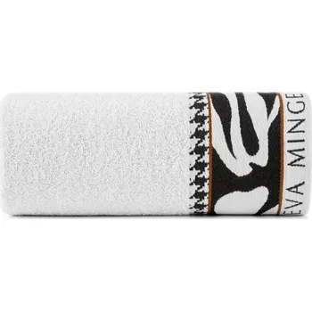 Ručník Ručník Koupelnový Bavlněný Premium Eva Minge Eva6 50x90 Bílý