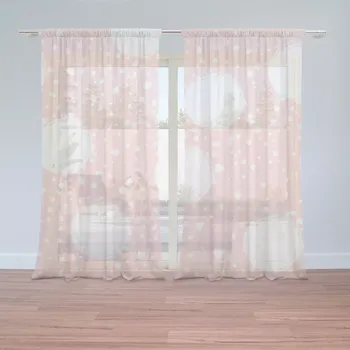 Záclona Sablio Záclony Bílé fleky: 2ks 150x250cm