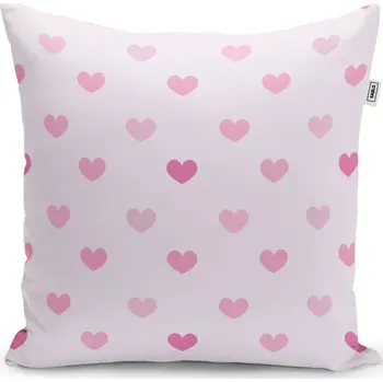 Polštář Sablio Polštář Růžové srdce - 50x50 cm