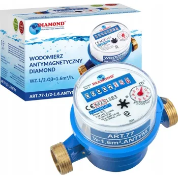 Vodoměr na studenou vodu DIAMOND s atestem PZH 3/4" s platnou kalibrací do roku 2029