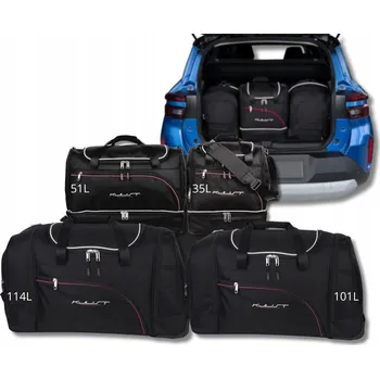 Organizér do auta SADA TAŠEK DO KUFRU KJUST OPEL FRONTERA EV 2024+ 4 ks