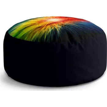 Taburet Sablio Taburet Circle Barevná exploze: 38x48 cm