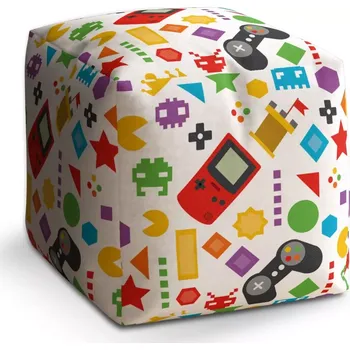 Taburet Sablio Taburet Cube Videohra: 40x40x40 cm