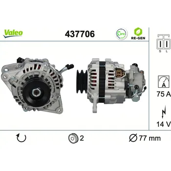 Autoelektrika Alternátor VALEO 600184