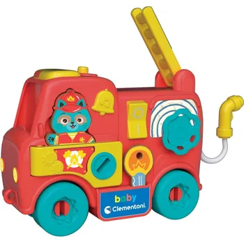 Clementoni Clemmy Baby Montessori hasičské auto Hračka pro nejmenší Clementoni Clemmy Baby Montessori hasičské auto